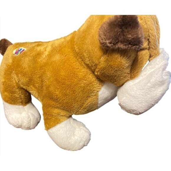Webkinz Ganz Bulldog Plush Toy Brown & White Stuffed Animal About 8" - Picture 10 of 12